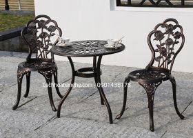 Tổng hợp các mẫu bàn ghế cafe sân vườn ngoài trời nhôm đúc cho villa, nhà hàng cafe, khách sạn, reso